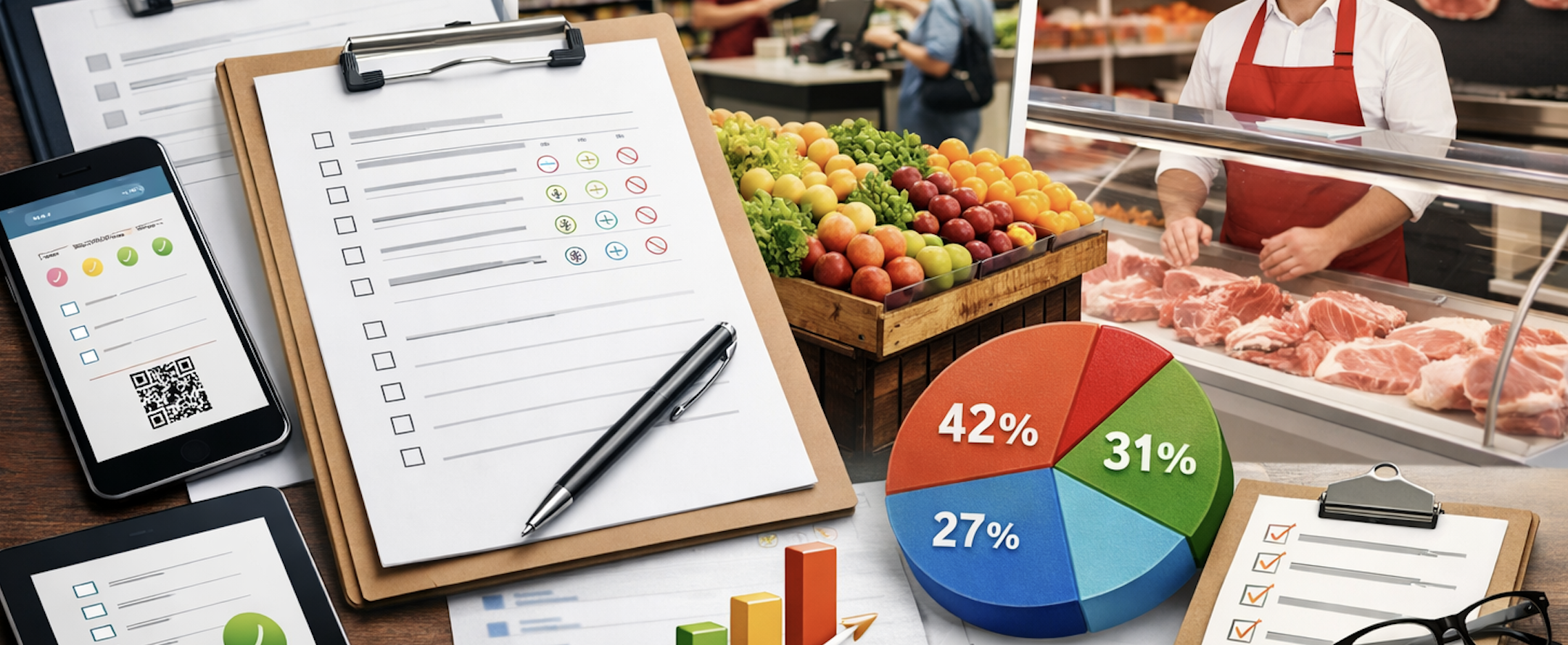 Questionnaire satisfaction magasin alimentaire B2C