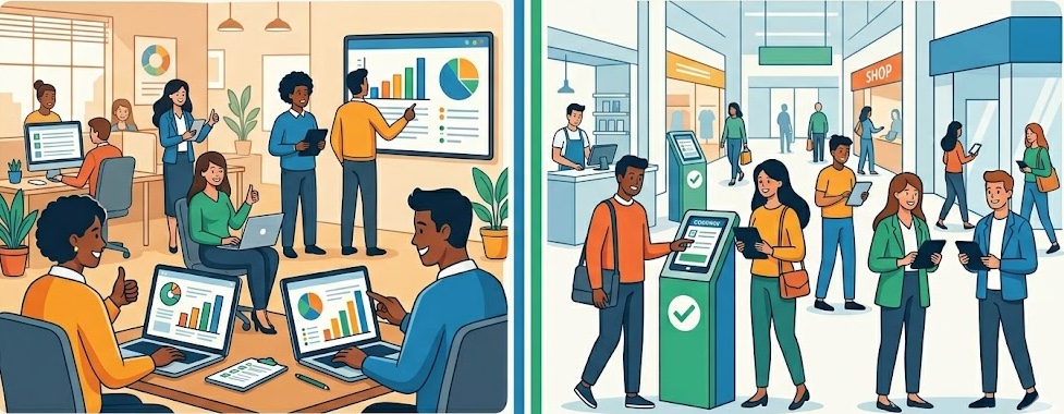 Étude de satisfaction interne vs externe